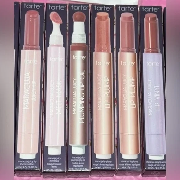 (6) Tarte Maracuja Dunkin Vanilla Cupcake Juicy Lip collection - NWT💋 - Picture 1 of 11